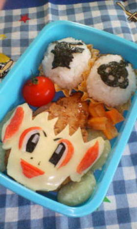 キャラ弁・ポケモン☆ヒコザル