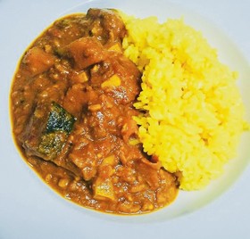 野菜ジュースで簡単インドカレー