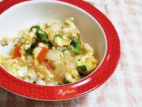 幼児さんの切り干し大根de 親子丼