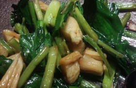 行者にんにくと干し大根のオイスター炒め