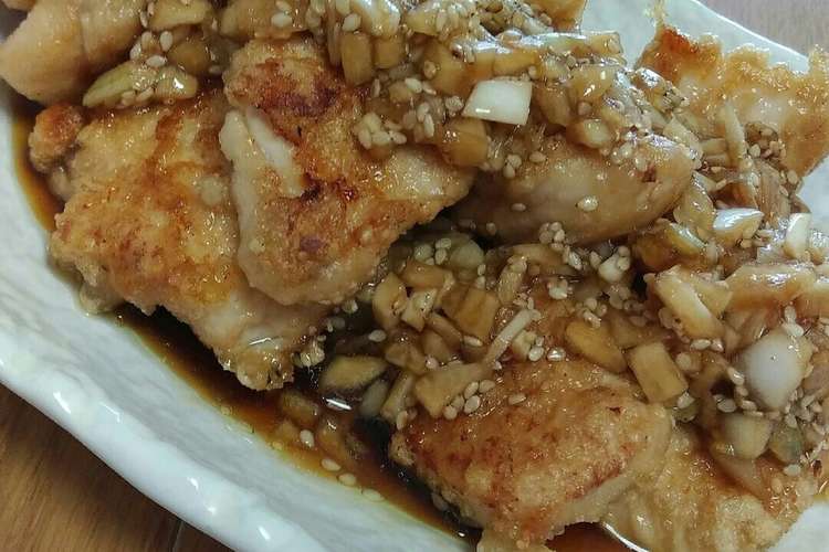 むね肉の新玉ねぎたっぷり香味だれかけ レシピ 作り方 By くりりん３ クックパッド 簡単おいしいみんなのレシピが352万品