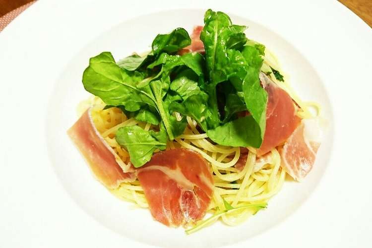 ルッコラと生ハムのスパゲッティ レシピ 作り方 By 38skitchen クックパッド 簡単おいしいみんなのレシピが349万品