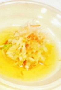 シンプル白菜の煮浸し削り節かけ╹◡╹)