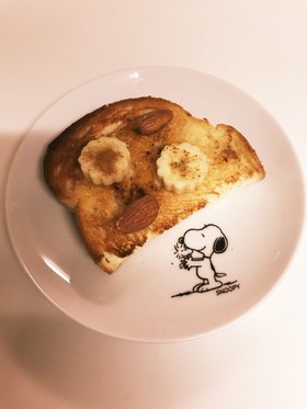 ❁バナナとナッツのハニーバタートースト❁