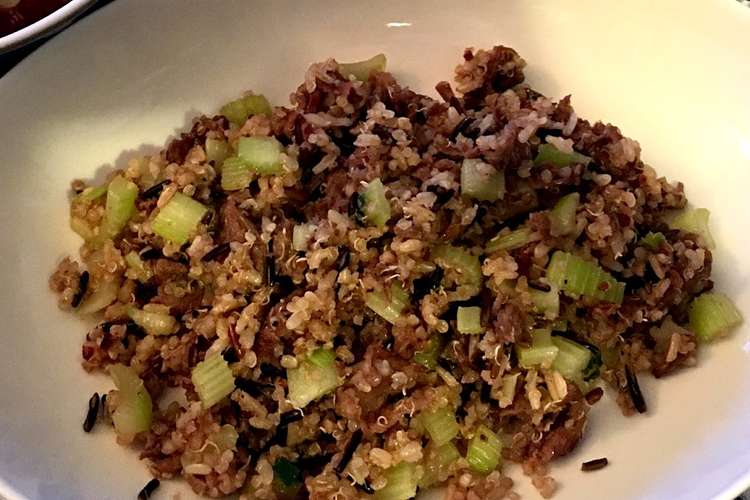 キヌア ワイルドライスの激ウマ炒飯 レシピ 作り方 By メロディー クックパッド 簡単おいしいみんなのレシピが352万品