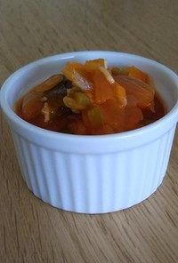 野菜ジュースと圧力鍋で☆簡単！野菜スープ