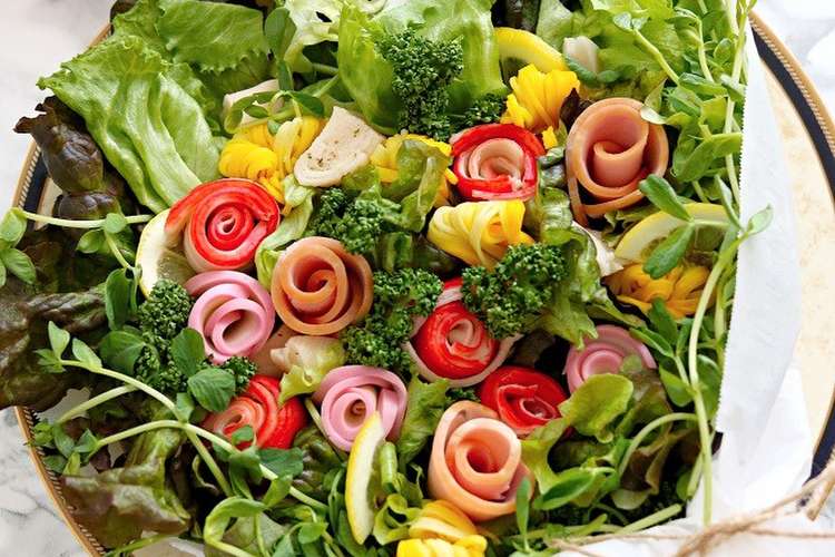 母の日に サラダスティックでブーケサラダ レシピ 作り方 By 一正蒲鉾株式会社 クックパッド 簡単おいしいみんなのレシピが354万品