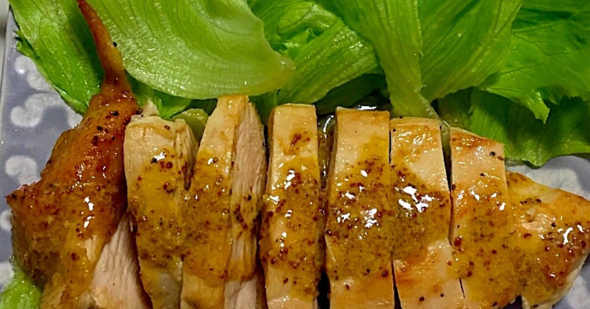 フレンチマスタード鶏胸肉のレシピ