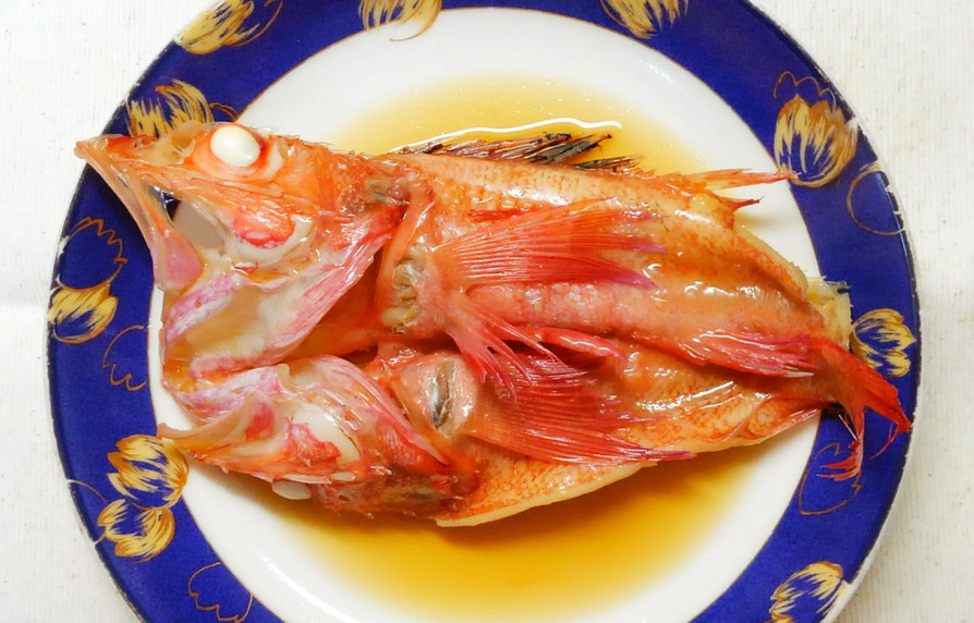 簡単 和食✿金目鯛の煮つけ✿白だしでの画像