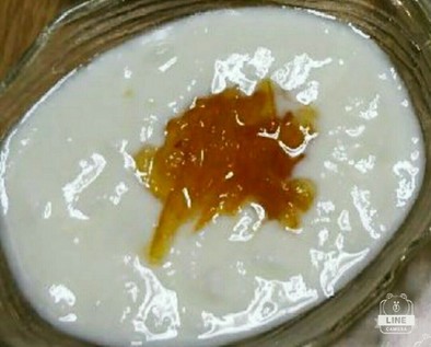 ほっこり(*´╰╯`๓)柚子茶ヨーグルトの写真