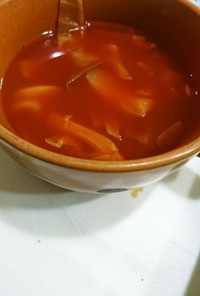 野菜ジュースde簡単スープ