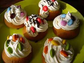 簡単!カップケーキ風おやつ