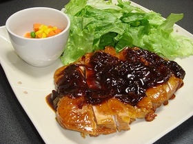 和?洋?甘辛ソースのチキンソテー