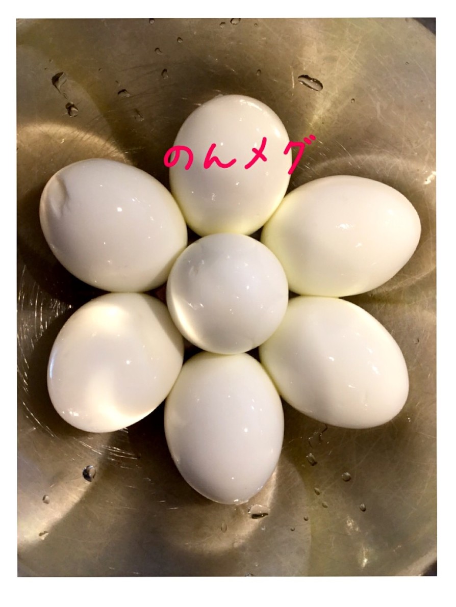 簡単♪覚えやすい作り方のゆで卵！の画像
