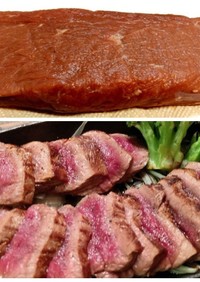 ステーキ・ローストビーフ用熟成肉の作り方
