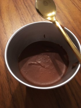 材料2つで!チョコムース(๑´ڡ`๑)♡