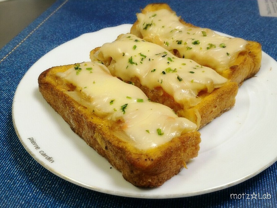 明太子チーズ惣菜パン☆フレンチトースト風の画像