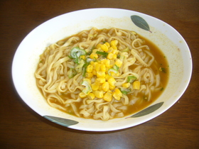 コーン☆カレーうどん