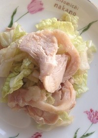 鶏ハムと白菜の中華サラダ