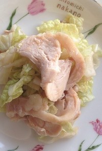 鶏ハムと白菜の中華サラダ