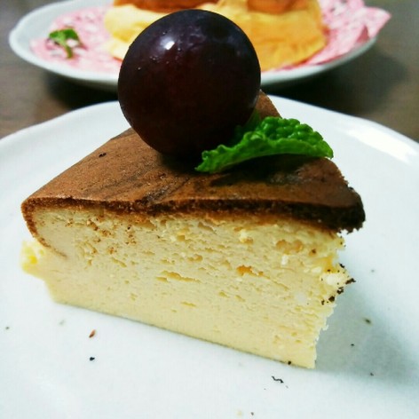 【糖質制限】甘さ控えめスフレチーズケーキ