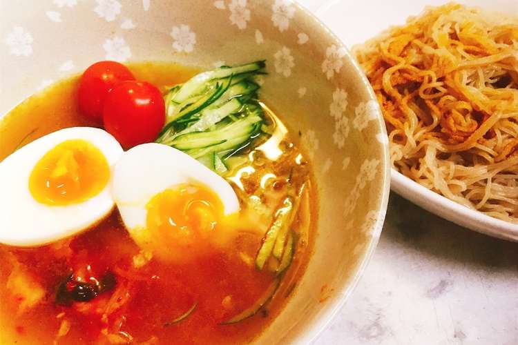 カレーつけ冷麺 レシピ 作り方 By ち ぼう クックパッド 簡単おいしいみんなのレシピが352万品