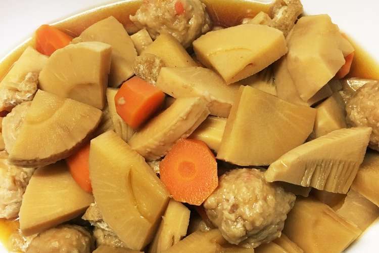 超簡単 筍と肉団子の煮物 レシピ 作り方 By 俊のママ クックパッド 簡単おいしいみんなのレシピが357万品