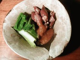ほたるいかの酢味噌和え