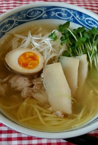 ヤマキ基本のだしで鶏塩ラーメン