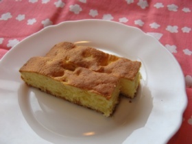 甘夏かんピールの簡単パウンドケーキ風