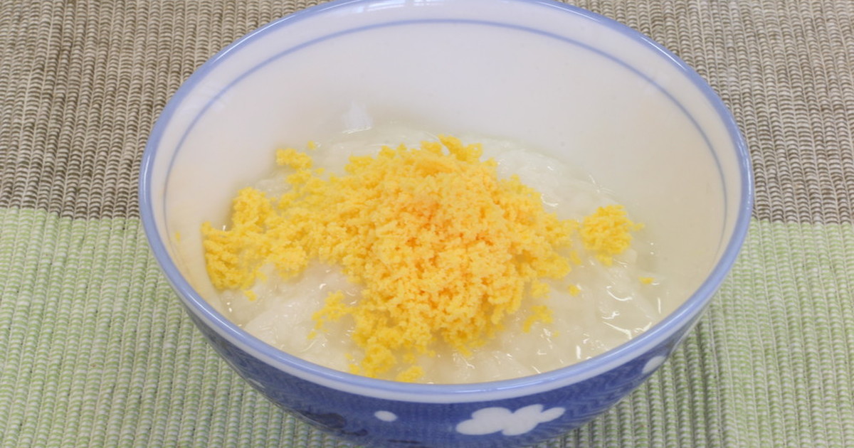 離乳食7か月～ 初めての卵 by 新潟県阿賀野市役所☆ 【クックパッド】 簡単おいしいみんなのレシピが358万品