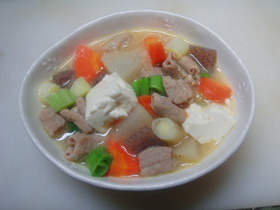 あったかモツ煮込み