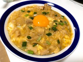 とろろ入りふわふわ親子丼
