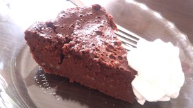 材料2つ!炊飯器簡単ガトーショコラケーキ