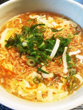 ふわとろチキンラーメンのアレンジ