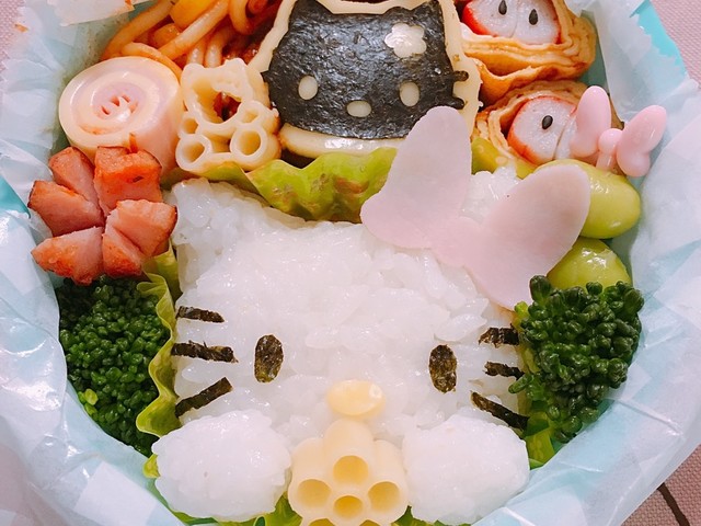幼稚園年少さん弁当 キティキャラ弁 レシピ 作り方 By ちーたそ クックパッド 簡単おいしいみんなのレシピが358万品