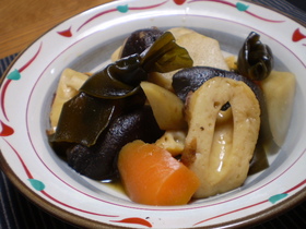 土鍋で煮る お煮しめ