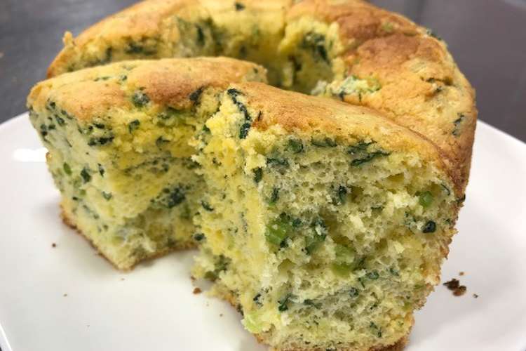 小松菜のシフォンケーキ ｊａ福岡市 レシピ 作り方 By ｊａ福岡市 クックパッド 簡単おいしいみんなのレシピが353万品