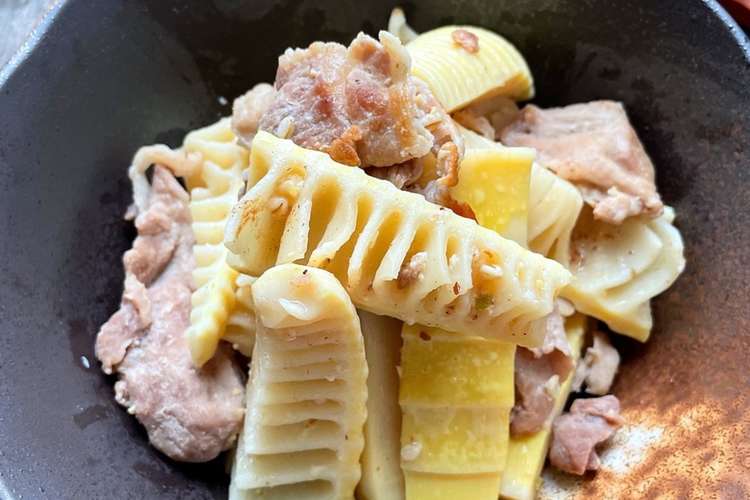 筍と豚バラの 簡単 味噌煮 レシピ 作り方 By Mikana クックパッド 簡単おいしいみんなのレシピが350万品