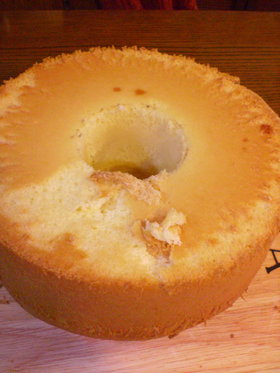 白いチョコレートシフォン♪