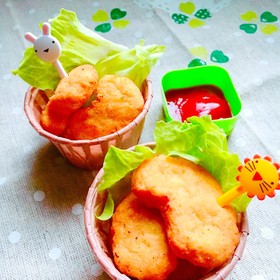 鶏ひき肉✻じゃが芋✻おから〜ナゲット風