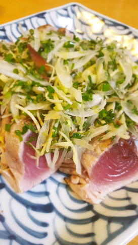 鰹たたき✨焼き方〜秘伝のタレ