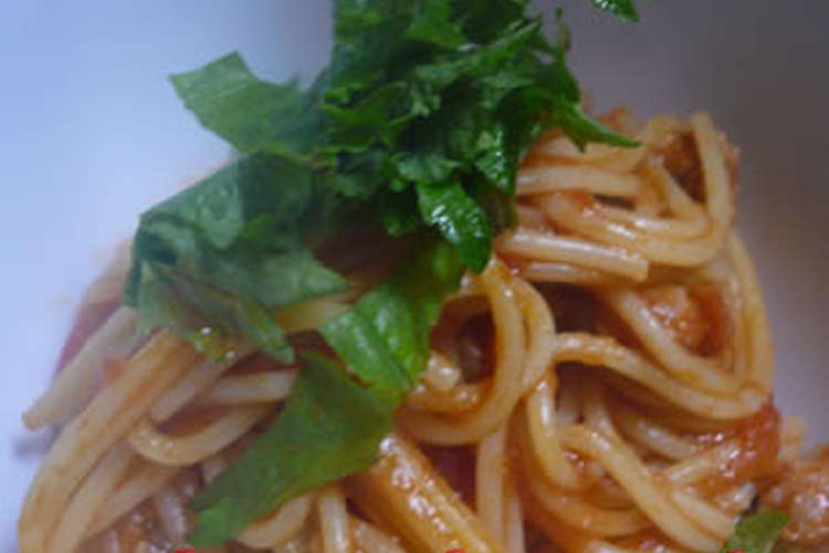 昆布つゆとトマトソースのパスタ レシピ 作り方 By イラスト７ クックパッド 簡単おいしいみんなのレシピが353万品