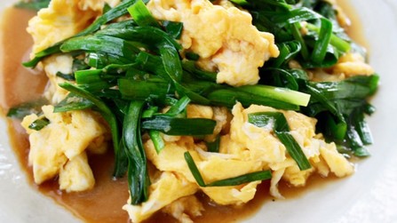 大好きオイスターソースで！定番【ニラ玉】