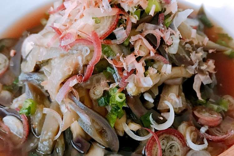 暑い日の冷たい一品 簡単なすのそうめん風 レシピ 作り方 By かみゅた クックパッド 簡単おいしいみんなのレシピが361万品