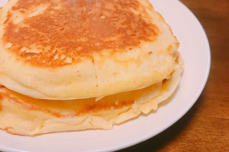 材料3つ 簡単おいしいふわふわパンケーキ レシピ 作り方 By たまごころころ クックパッド