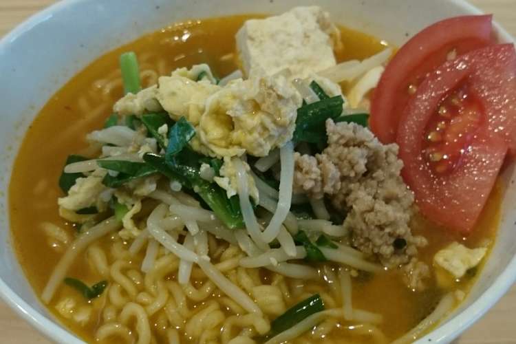 ニラ玉豆腐辛ら めん レシピ 作り方 By 白ネコキャップ クックパッド 簡単おいしいみんなのレシピが354万品