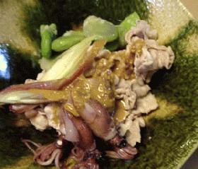 お肉の冷しゃぶ春バァージョン