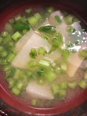 かぶの味噌汁の写真