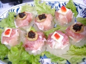 ヘルシー★大根のカナッペ